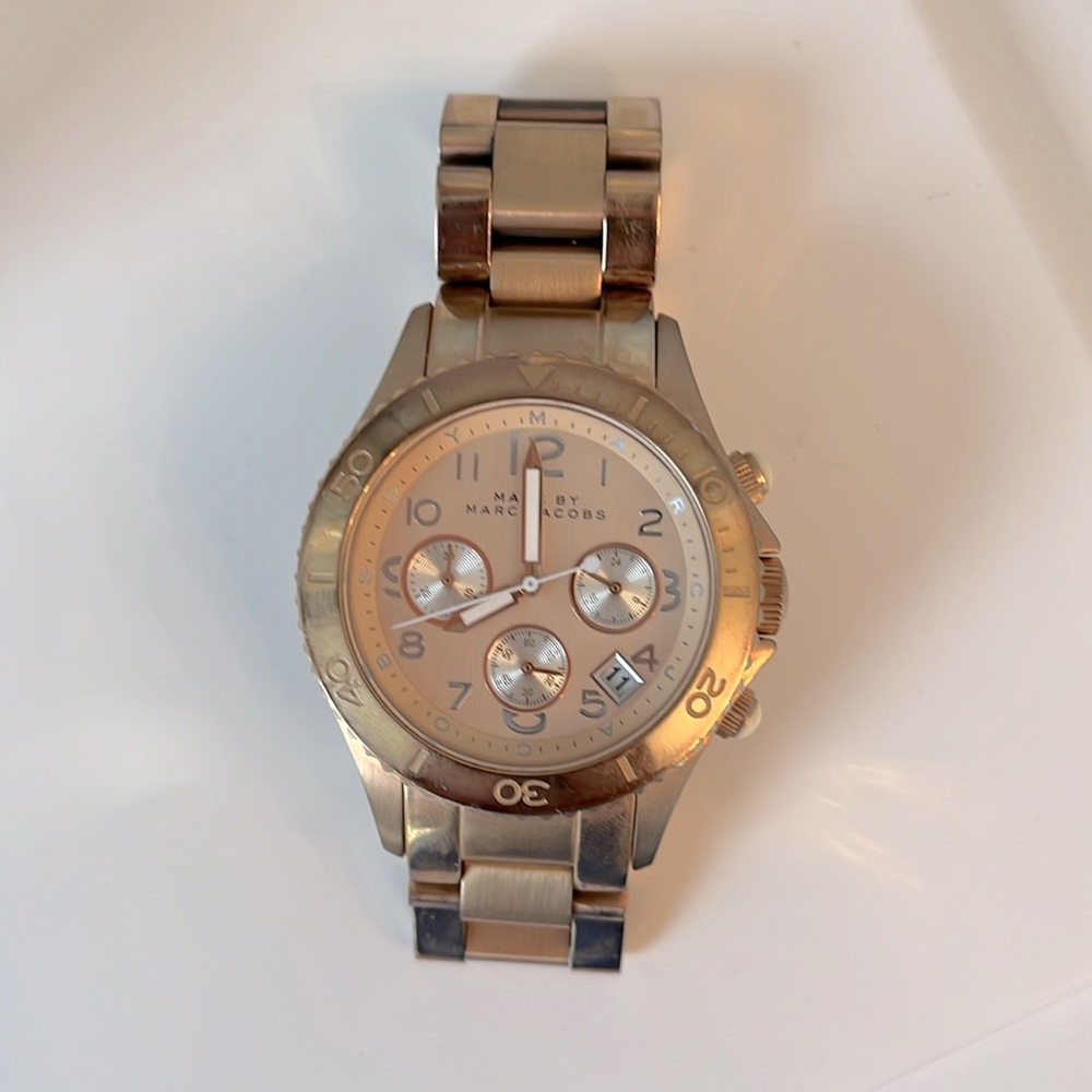 Marc by Marc Jacobs rose gold watch